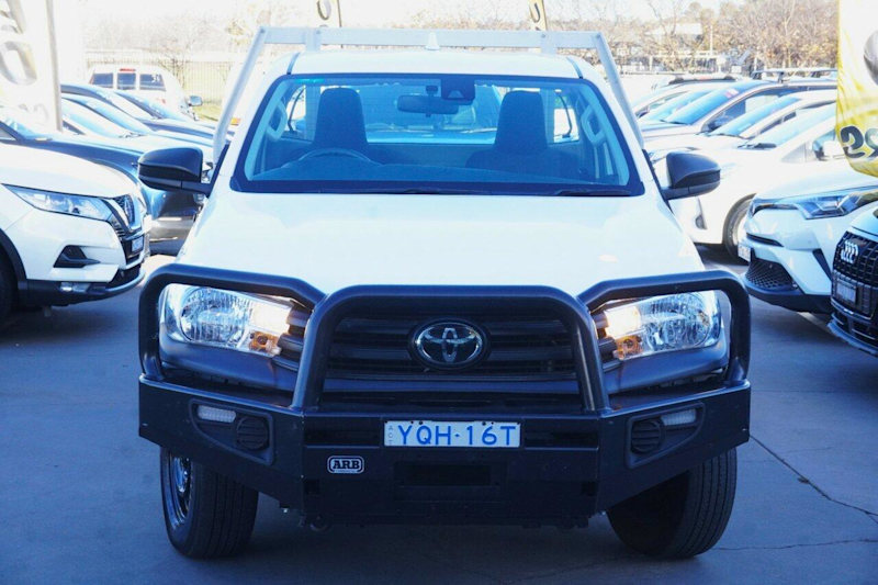 2022 Toyota Hilux TGN121R Workmate 4x2 White 6 Speed Sports Automatic Cab Chassis62935681707779111