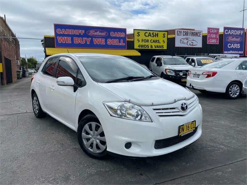 2012 Toyota Corolla ZRE152R MY11 Ascent White 6 Speed Manual Hatchback628827321241631119
