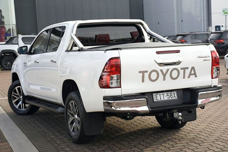 2020 Toyota Hilux GUN126R SR5 Double Cab Glacier White 6 Speed Sports Automatic Utility62933707836802112