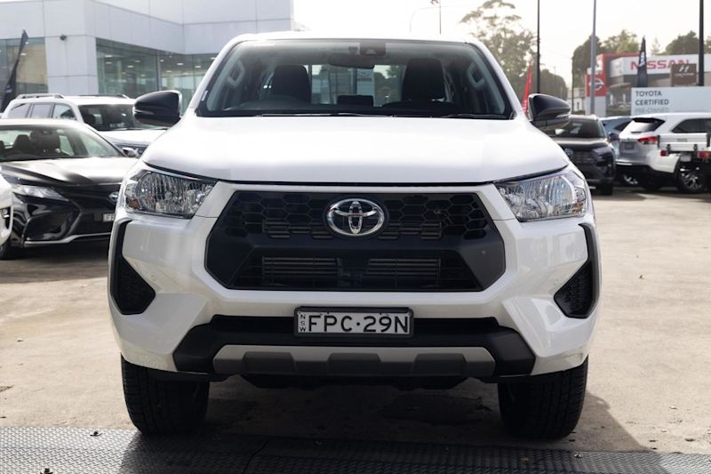2024 Toyota Hilux GUN126R SR Double Cab White 6 Speed Sports Automatic Utility62932714552835113