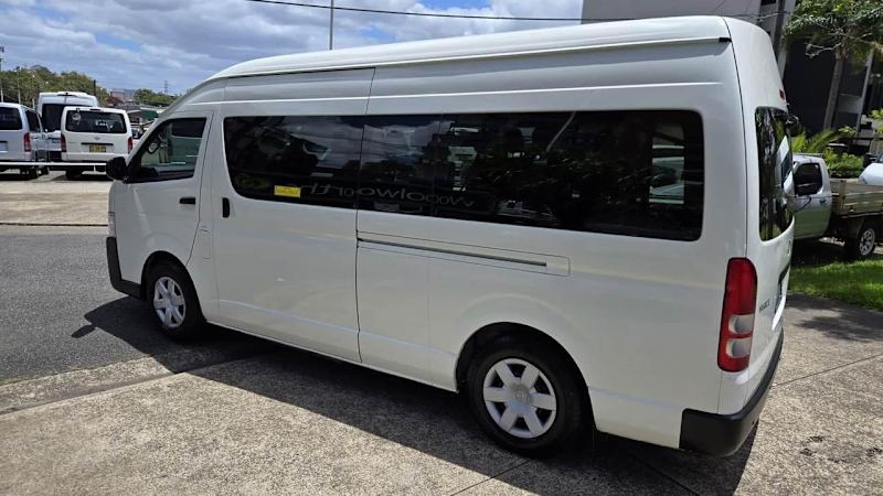 2018 Toyota HiAce TRH223R Commuter High Roof Super LWB White 6 Speed Automatic Bus62935693137922112
