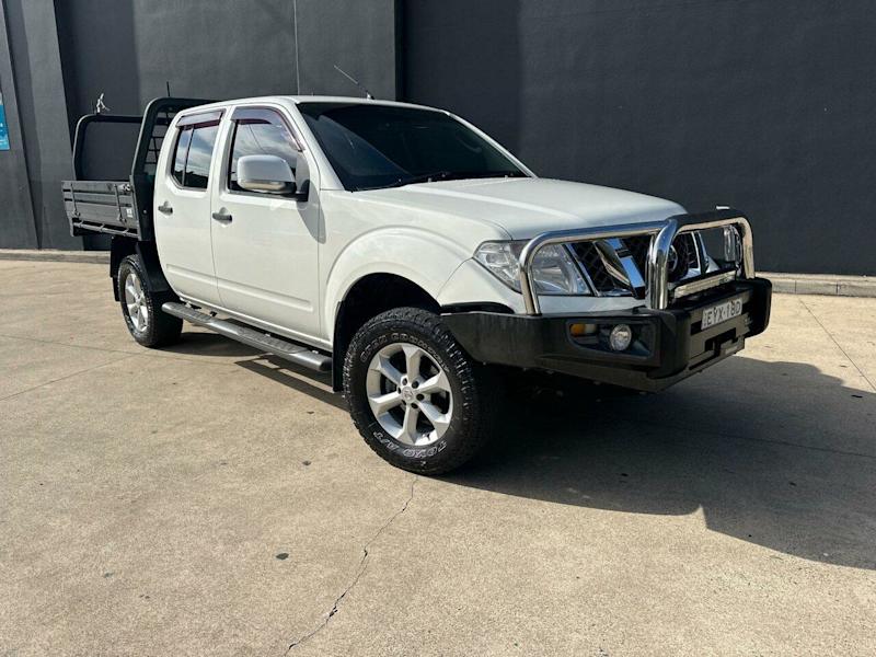 2012 Nissan Navara D40 S6 MY12 ST White 6 Speed Manual Utility62933706881411110