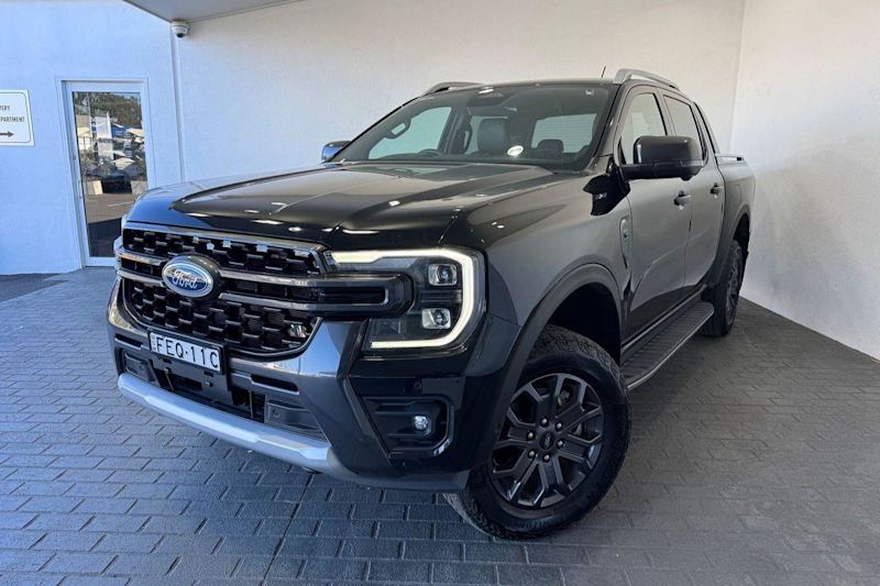 2023 Ford Ranger PY 2024.00MY Wildtrak FullTime 4WD DR Shadow Black 10 Speed Sports Automatic62940490681089113