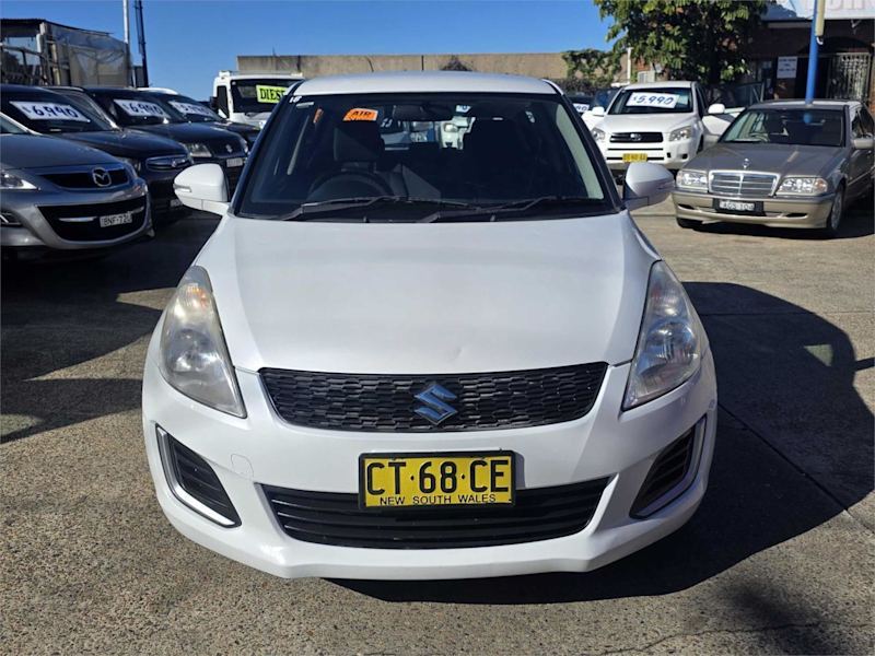 2015 Suzuki Swift FZ GL White 4 Speed Automatic Hatchback62882770907011111