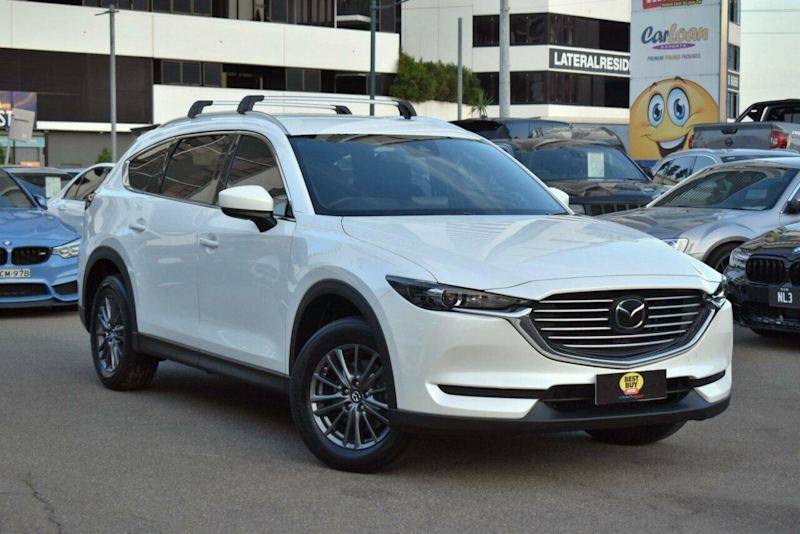 2021 Mazda CX-8 KG Series Sport Wagon 7st 5dr SKYACTIV-Drive 6sp FWD 2.5i [J Snowflake White62935693099137110