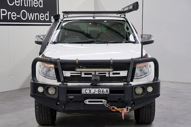2014 Ford Ranger PX XLT Double Cab White 6 Speed Manual Double Cab62934699923715111