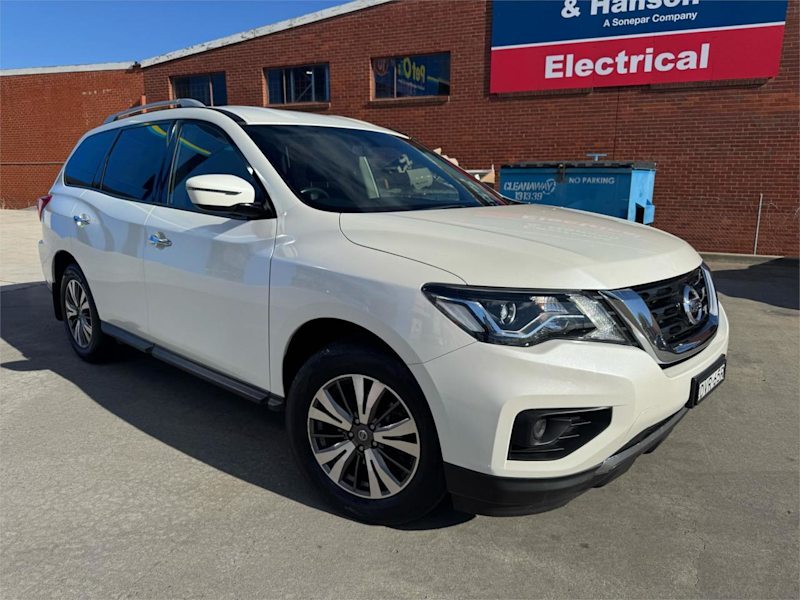 2018 Nissan Pathfinder R52 MY17 Series 2 ST (4x2) White Continuous Variable Wagon62939537540097114