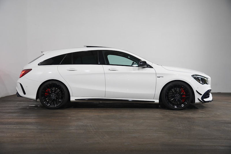 2018 Mercedes-AMG CLA45 117 MY18 4Matic (fuel Efficient) S/B White 7 Speed Auto Dual Clutch Wagon62938583903618113