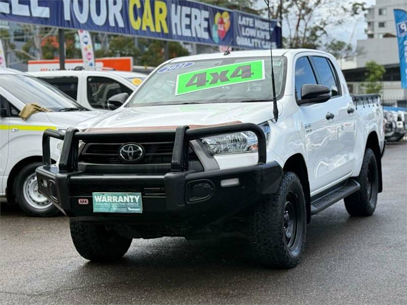 2021 Toyota Hilux GUN126R Facelift SR (4x4) White 6 Speed Automatic Double Cab Pick Up62885349210370112
