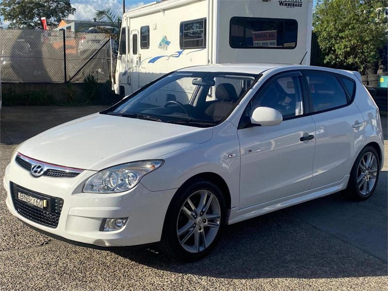 2010 Hyundai i30 FD MY10 SR White 4 Speed Automatic Hatchback62933715147009113