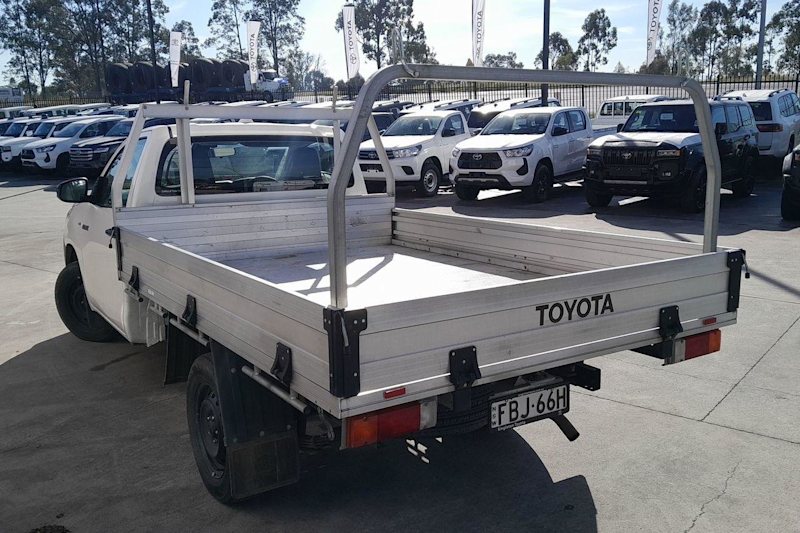 2023 Toyota Hilux GUN125R Workmate Glacier White Manual Cab Chassis62936659727619112