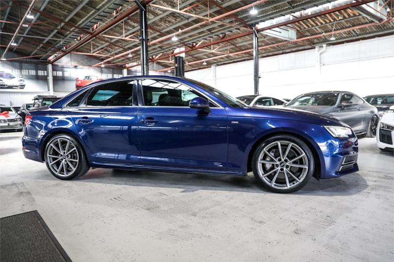 2017 Audi A4 B9 8W MY18 S Line S Tronic Quattro Blue 7 Speed Sports Automatic Dual Clutch Sedan62933707659905112