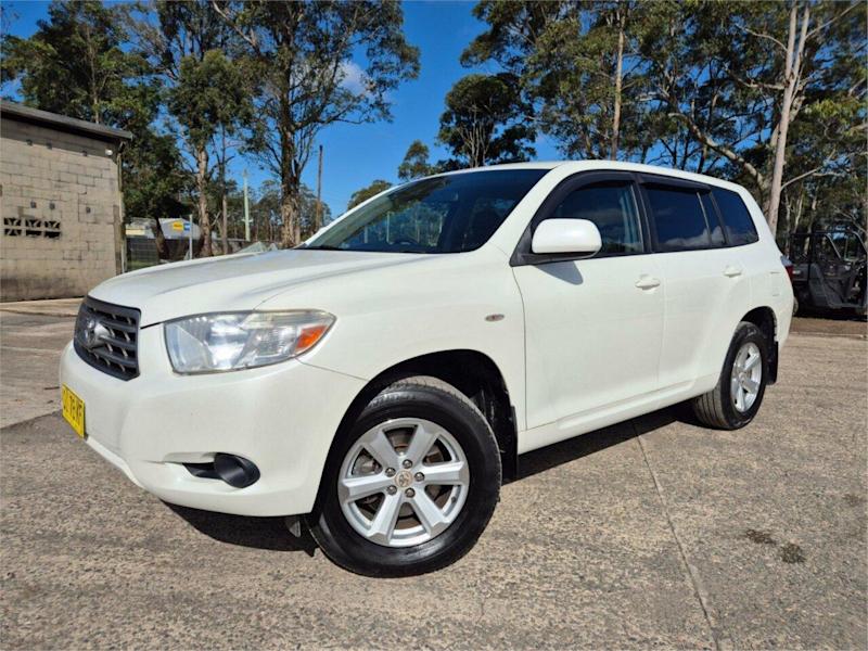 2008 Toyota Kluger GSU45R KX-R AWD White 5 Speed Sports Automatic Wagon62935689152897110