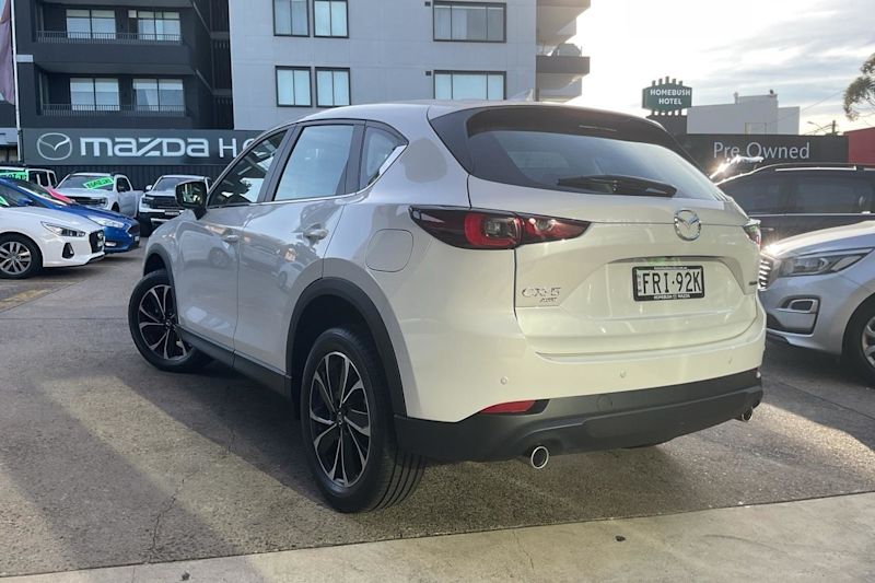 2025 Mazda CX-5 KF4WLA G25 SKYACTIV-Drive i-ACTIV AWD Touring Rhodium White 6 Speed Sports Automatic62882731203457112