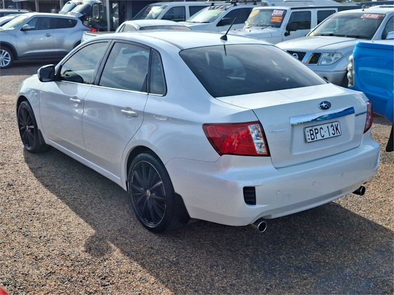 2010 Subaru Impreza G3 MY10 R AWD White 4 Speed Sports Automatic Sedan62933708434433114