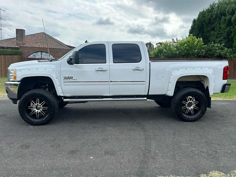 2012 Chevrolet Silverado 2500 White Automatic Dual Cab Utility62933708505090114