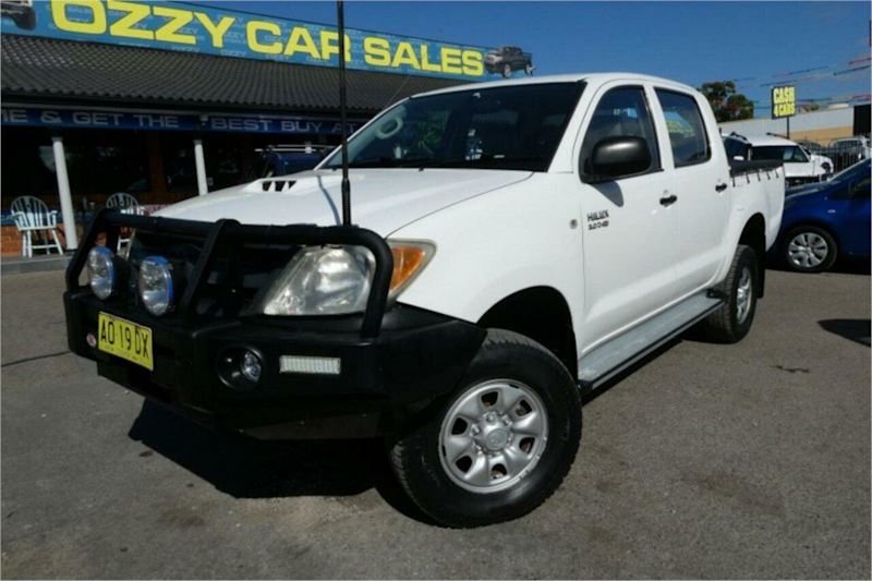 2007 Toyota Hilux KUN26R 06 Upgrade SR (4x4) White 5 Speed Manual Dual Cab Pick-up62936661590146111