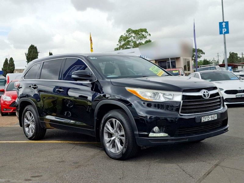 2014 Toyota Kluger GSU55R GXL AWD Black 6 Speed Sports Automatic Wagon62936662184194110