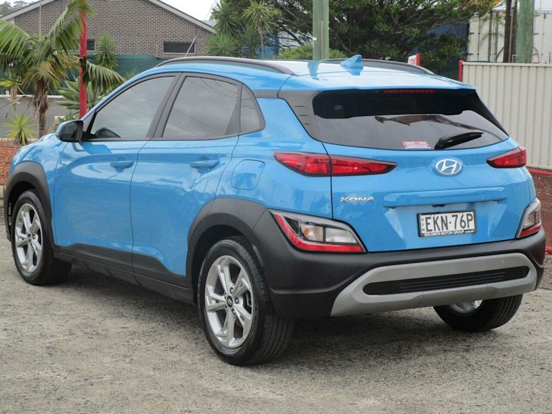 2021 Hyundai Kona OS.V4 MY22 Active (FWD) Dive In Jeju Blue Continuous Variable Wagon62934699940993113