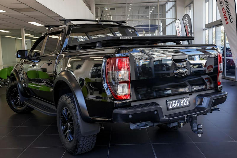 2021 Ford Ranger PX MkIII 2021.75MY Raptor X Pick-up Double Cab Black 10 Speed Sports Automatic62886406753922111