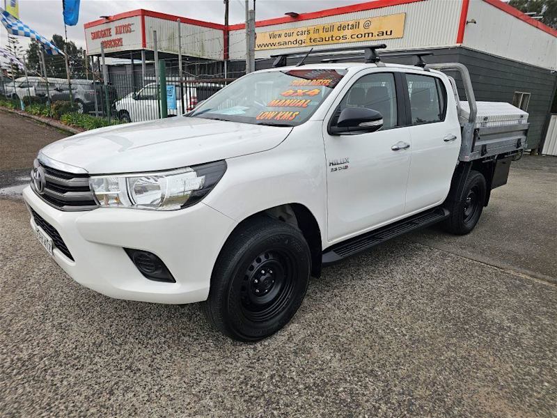 2017 Toyota Hilux GUN126R SR (4x4) White 6 Speed Manual Dual Cab Chassis62885350183170110