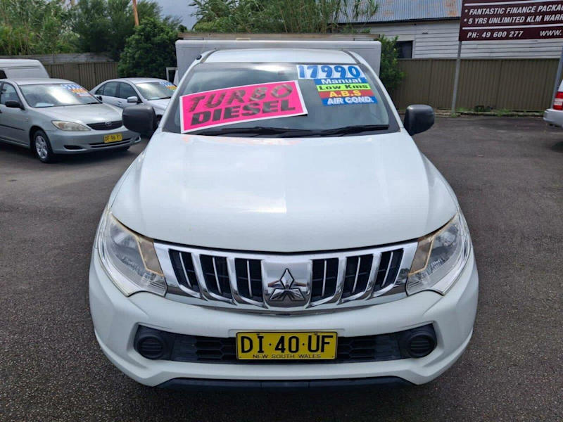 2015 Mitsubishi Triton MQ MY16 GLX White 6 Speed Manual Cab Chassis62936659973890111