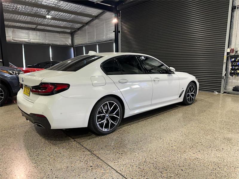 2022 BMW 5 G30 30d M Sport LCI White 8 Speed Auto Steptronic Sport Sedan62935685472386113