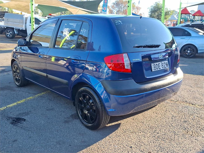 2007 Hyundai Getz TB MY07 SX Blue 4 Speed Automatic Hatchback62882737323650114