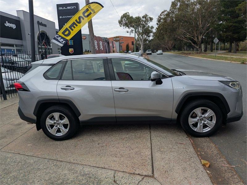 2019 Toyota RAV4 Axah54R GX (AWD) Hybrid NAV Silver, Chrome Continuous Variable Wagon62938582473601111