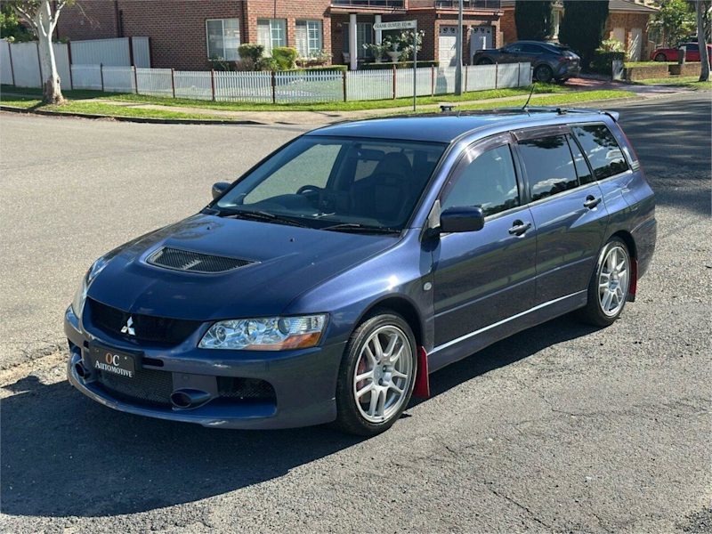 2005 Mitsubishi Lancer Evolution IX Wagon Blue Automatic Wagon62933712070146111