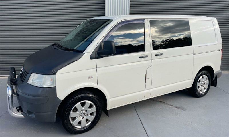 2008 Volkswagen Transporter T5 MY08 Crewvan Low Roof White 6 Speed Sports Automatic Van62938583405058111