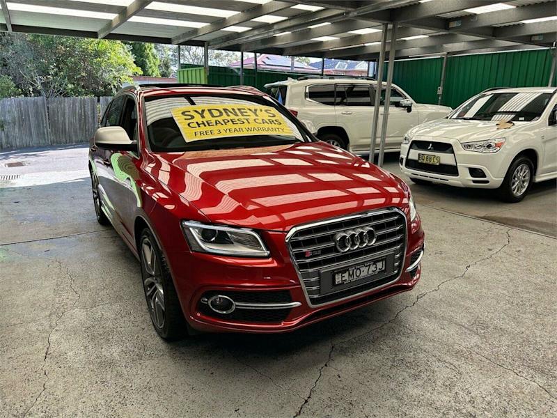2013 Audi SQ5 8R MY14 TDI Tiptronic Quattro Volcano Red 8 Speed Sports Automatic Wagon62935691507075111
