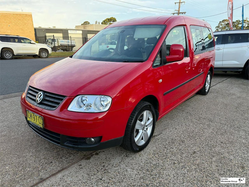 2010 Volkswagen Caddy 2K MY09 Maxi Life Red 6 Speed Direct Shift Wagon62935685932417112