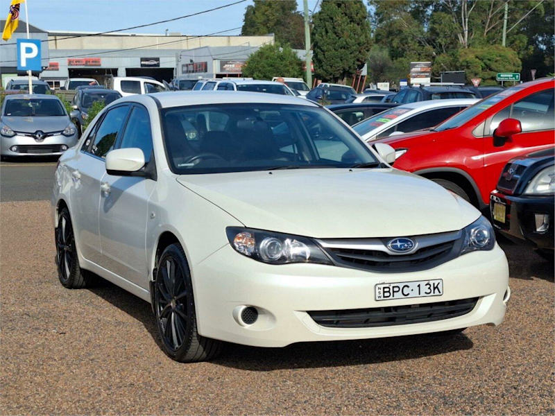 2010 Subaru Impreza G3 MY10 R AWD White 4 Speed Sports Automatic Sedan62933708434433110