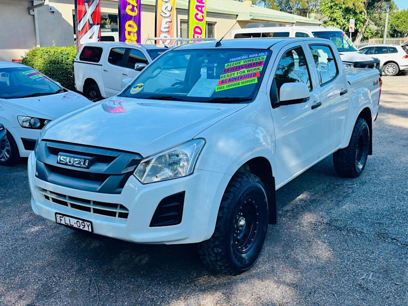 2019 Isuzu D-MAX MY19 SX Crew Cab White 6 Speed Sports Automatic Utility62934701551105116