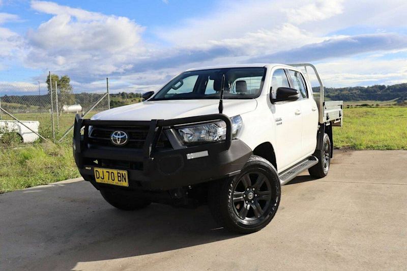 2023 Toyota Hilux GUN126R SR Glacier White Automatic Cab Chassis62937623925379112