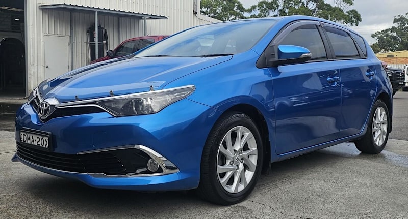 2017 Toyota Corolla ZRE182R Ascent Sport S-CVT Blue 7 Speed Constant Variable Hatchback62882772203138112