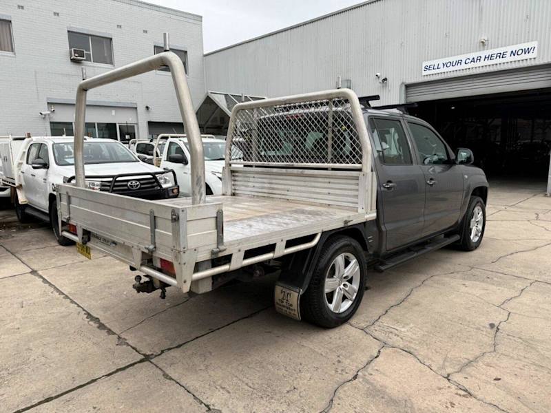 2013 Volkswagen Amarok 2H MY13 TDI400 4Mot Trendline Grey 6 Speed Manual Cab Chassis62939538617731113