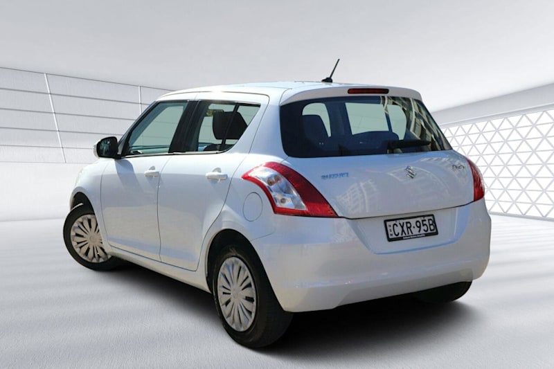 2014 Suzuki Swift FZ MY14 GL White 4 Speed Automatic Hatchback62937626033666112