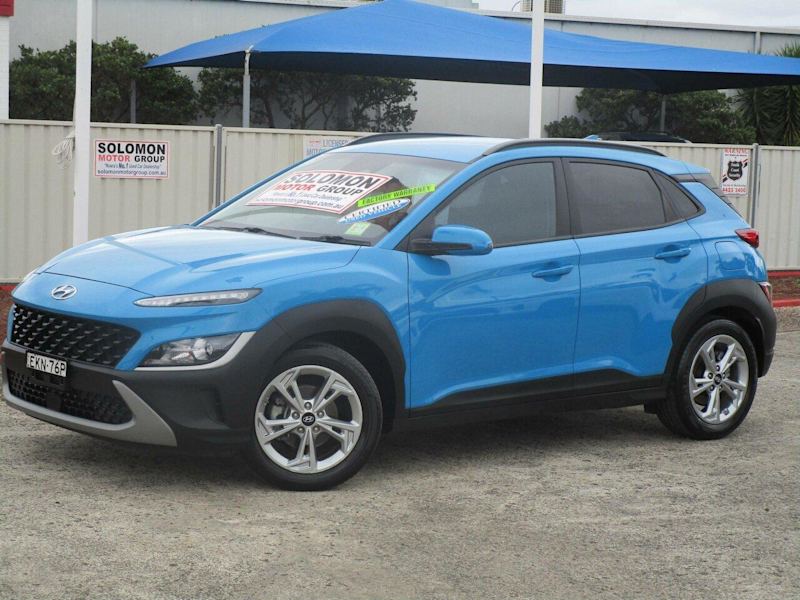 2021 Hyundai Kona OS.V4 MY22 Active (FWD) Dive In Jeju Blue Continuous Variable Wagon62934699940993111