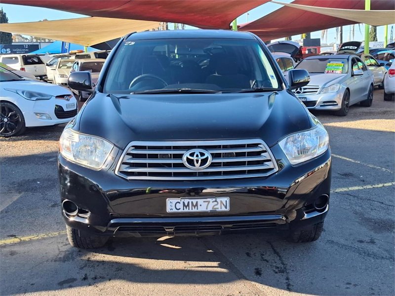 2009 Toyota Kluger GSU40R KX-R 2WD Black 5 Speed Sports Automatic Wagon62882767490562111