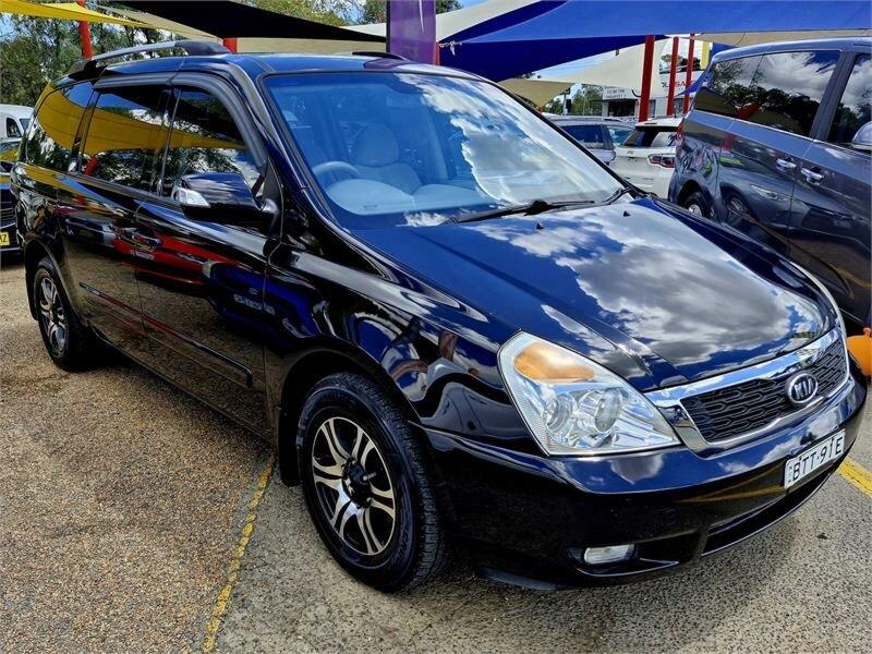 2011 Kia Grand Carnival VQ MY11 SI Aurora Black Pearl 6 Speed Sports Automatic Wagon628853499577621116