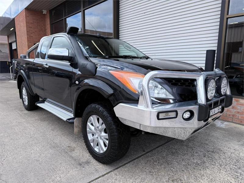 2012 Mazda BT-50 XTR (4x4) Black 6 Speed Manual Freestyle Utility62935683684994118