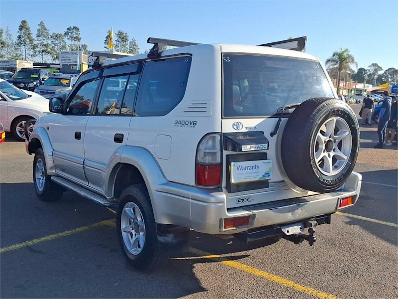 2002 Toyota Landcruiser Prado VZJ95R GXL White 4 Speed Automatic Wagon62882773731201114