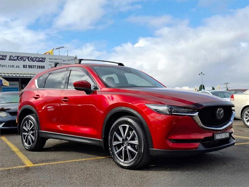 2017 Mazda CX-5 KF4W2A Akera SKYACTIV-Drive i-ACTIV AWD Red 6 Speed Sports Automatic Wagon62882766899971110