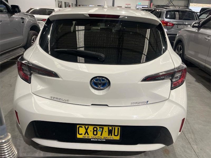 2020 Toyota Corolla ZWE211R Ascent Sport E-CVT Hybrid White 1 Speed Constant Variable Hatchback62935691804161114