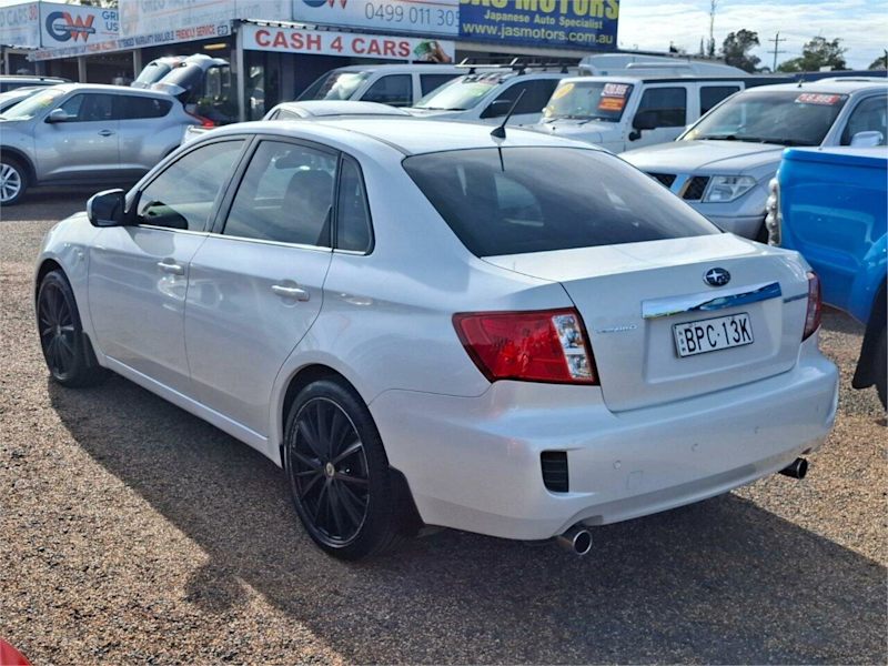 2010 Subaru Impreza G3 MY10 R AWD White 4 Speed Sports Automatic Sedan62933708434433113