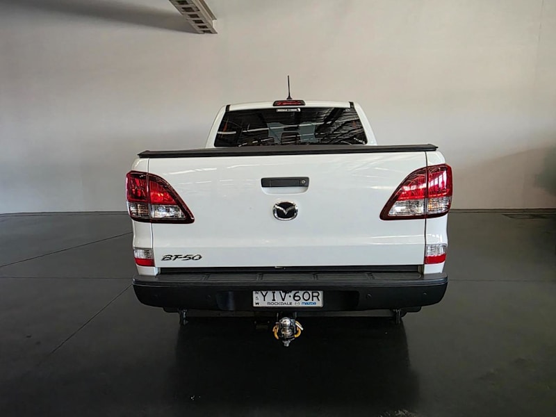 2018 Mazda BT-50 UR0YG1 XT Hi-Rider Utility Dual Cab 4dr Spts Auto 6sp 4x2 12 White Automatic62933712675715113