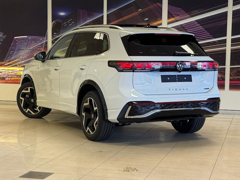 2025 Volkswagen Tiguan CT MY25 150TSI R-Line DSG 4MOTION White 7 Speed Sports Automatic Dual Clutch62885350599809113