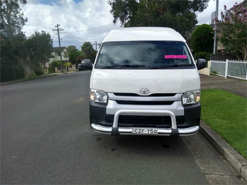 2015 Toyota HiAce KDH221R High Roof Super LWB White 5 Speed Manual Van62936663134210112